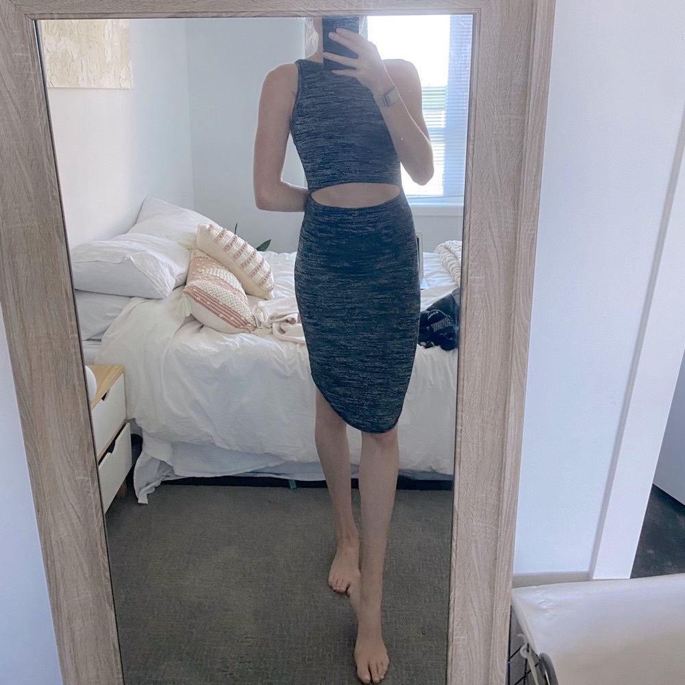 Wilfred the Free Cut-Out Midi Dress - Picture 1 of 4